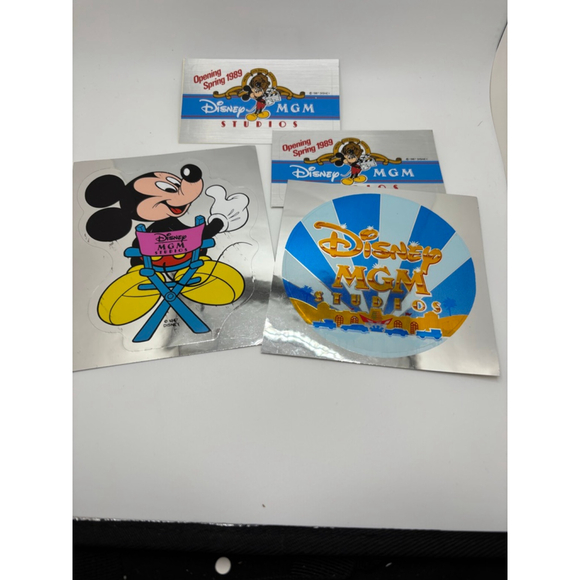 Disney Other - Vintage Disney MGM Studios Stickers Bundle